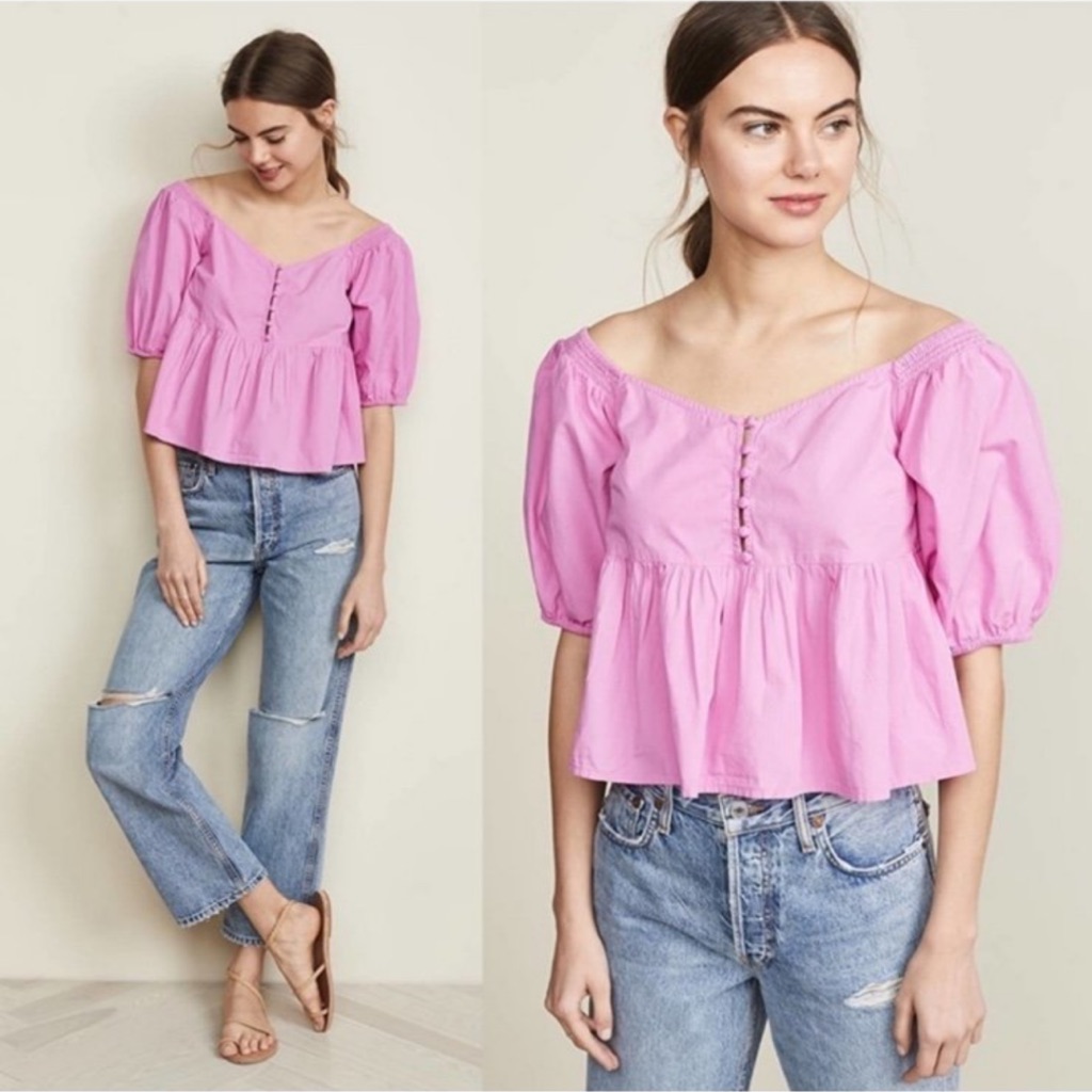 Free People Veronica Sweetheart Top Size Xsmall